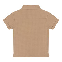Daily Seven Shirt Shortsleeve Structure Camel sand