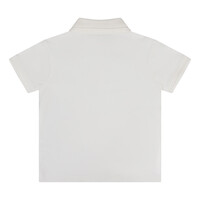 Daily Seven Organic Polo Pique Off White