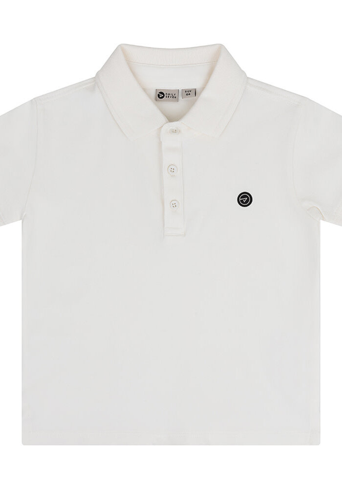 Daily Seven Organic Polo Pique Off White