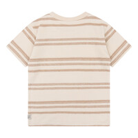 Daily Seven Organic T-Shirt Stripe Sandshell