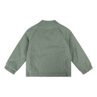 Daily Seven Oversized Bomber Jacket Padded Stone Green