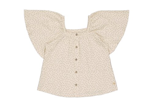 Levv Levv MEIKELS243 Blouse AOP Taupe Dot