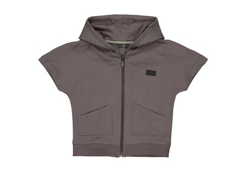 Levv Levv MELLS243 Shortsleeve Cardigan Grey Charcoal