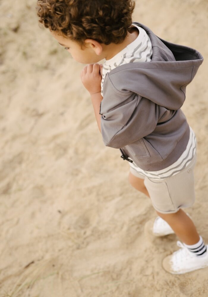 Levv MELLS243 Shortsleeve Cardigan Grey Charcoal