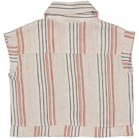 Levv MIEPLS241 Blouse AOP Taupe Stripe