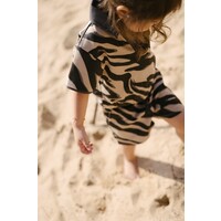 Levv MIRALS242 Shortsleeve Sweater AOP Grey Animal