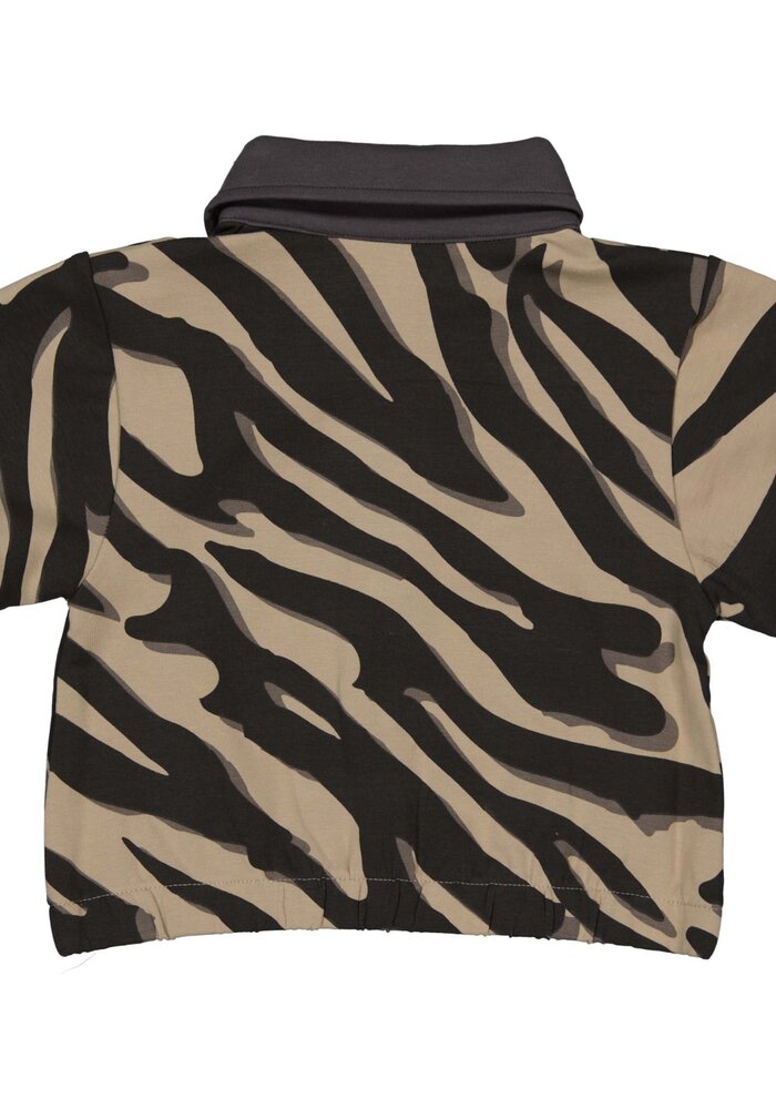 Levv MIRALS242 Shortsleeve Sweater AOP Grey Animal