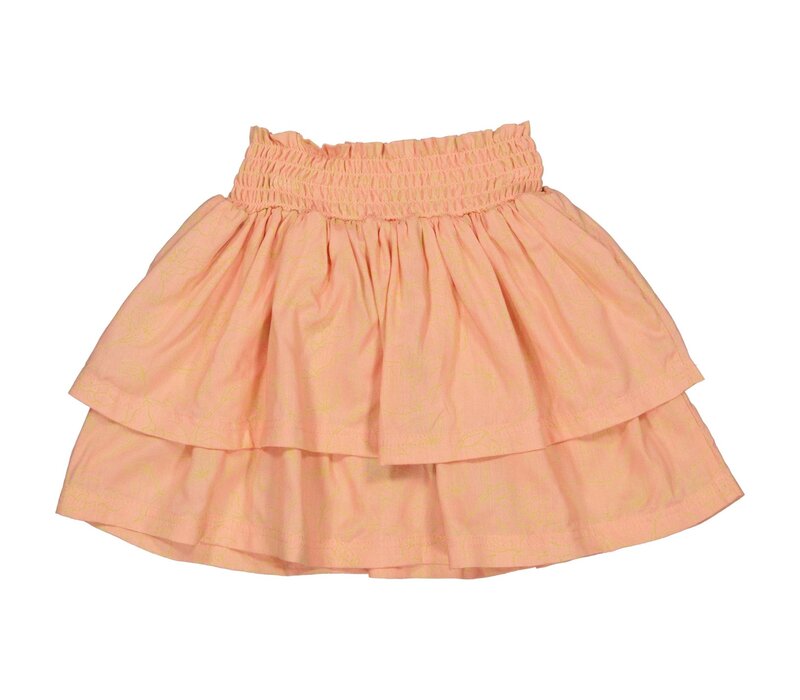 Levv MOLLYLS242 Skirt AOP Yellow Flower