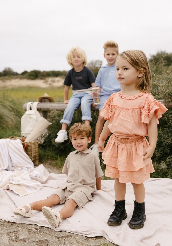 Levv MOLLYLS242 Skirt AOP Yellow Flower