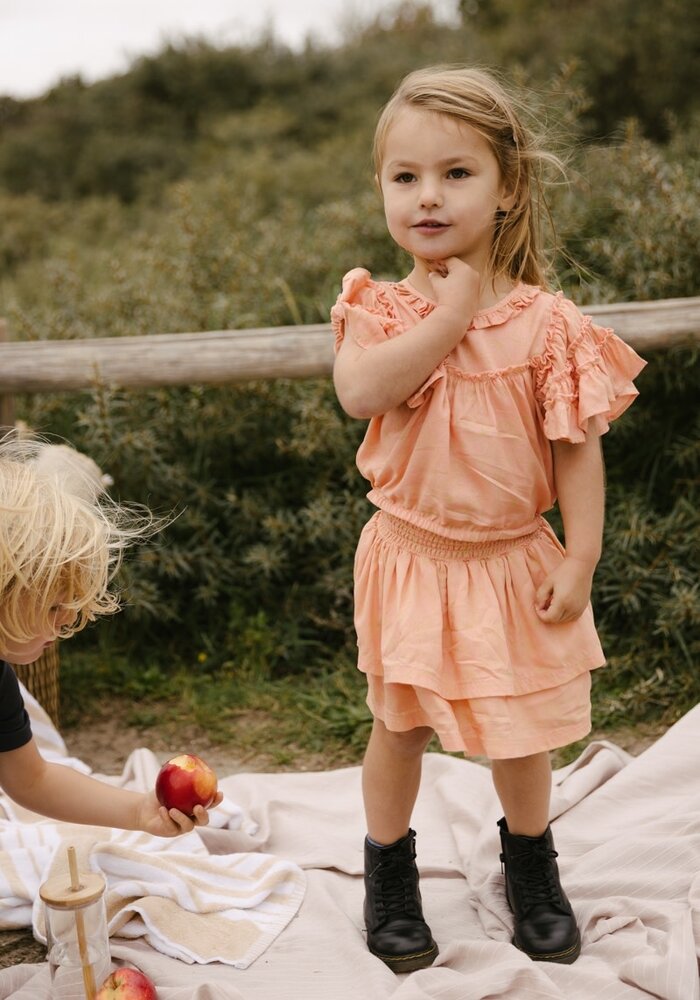 Levv MOLLYLS242 Skirt AOP Yellow Flower