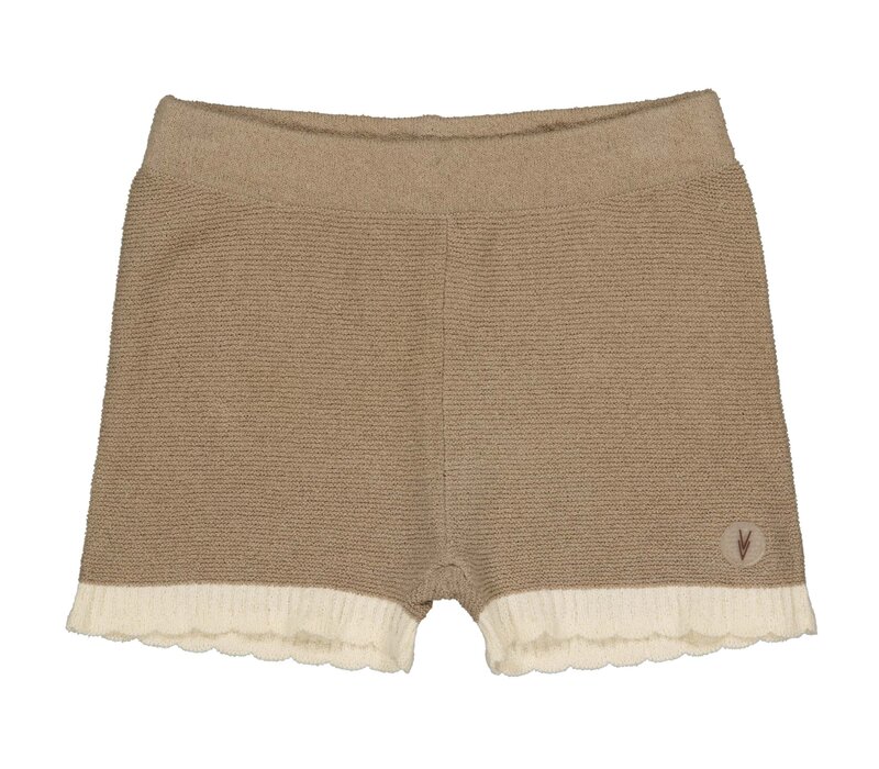 Levv MONALS243 Knitted Short Taupe