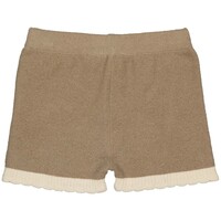 Levv MONALS243 Knitted Short Taupe