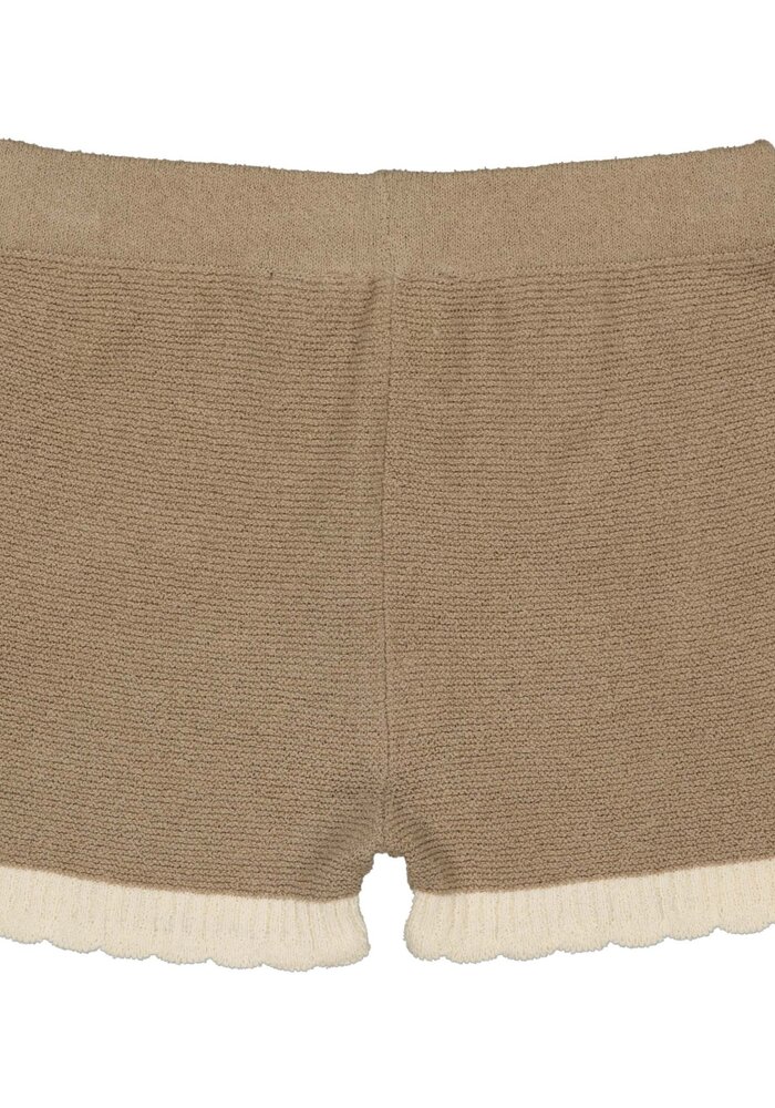 Levv MONALS243 Knitted Short Taupe