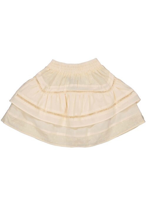 Levv Levv MOOSJELS242 Skirt Ivory White