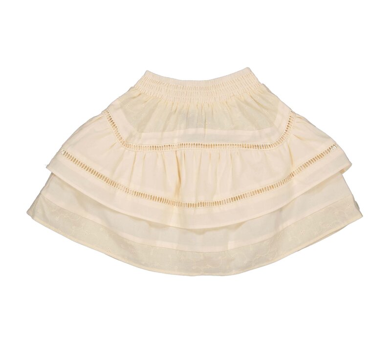 Levv MOOSJELS242 Skirt Ivory White