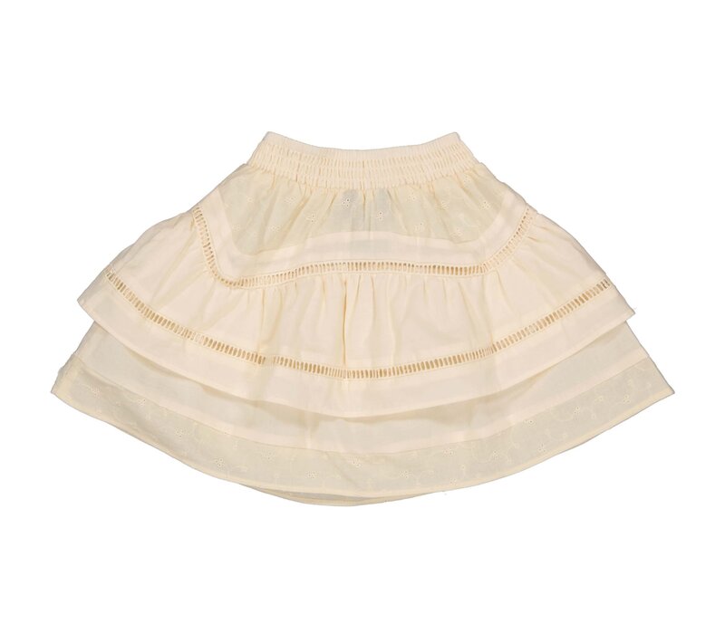 Levv MOOSJELS242 Skirt Ivory White