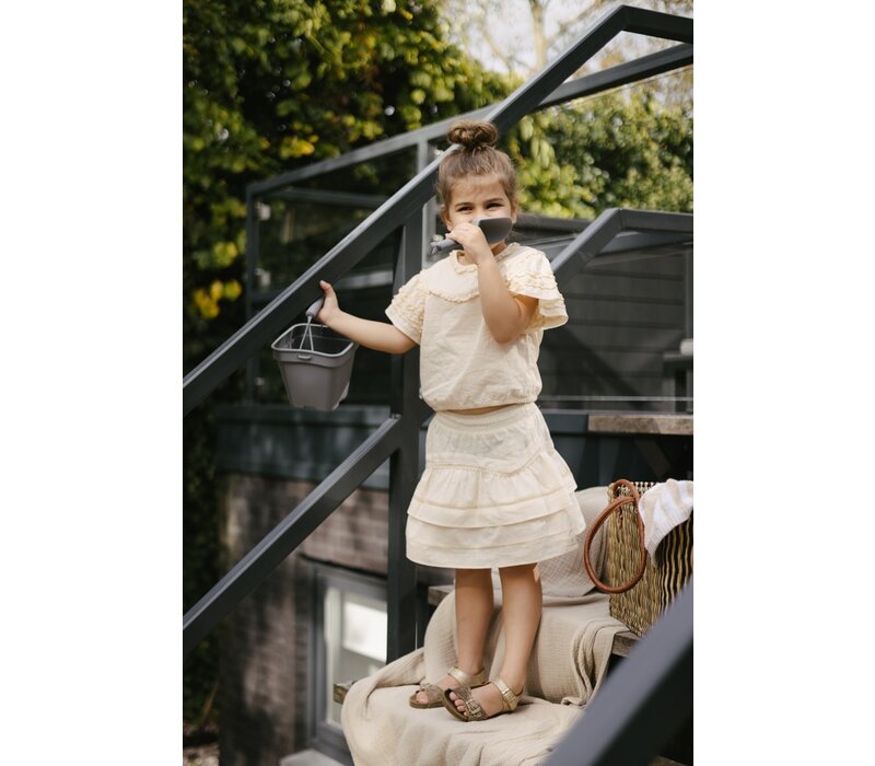 Levv MOOSJELS242 Skirt Ivory White