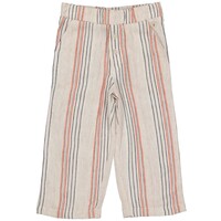 Levv MURIELLS241 Pants AOP Taupe Stripe