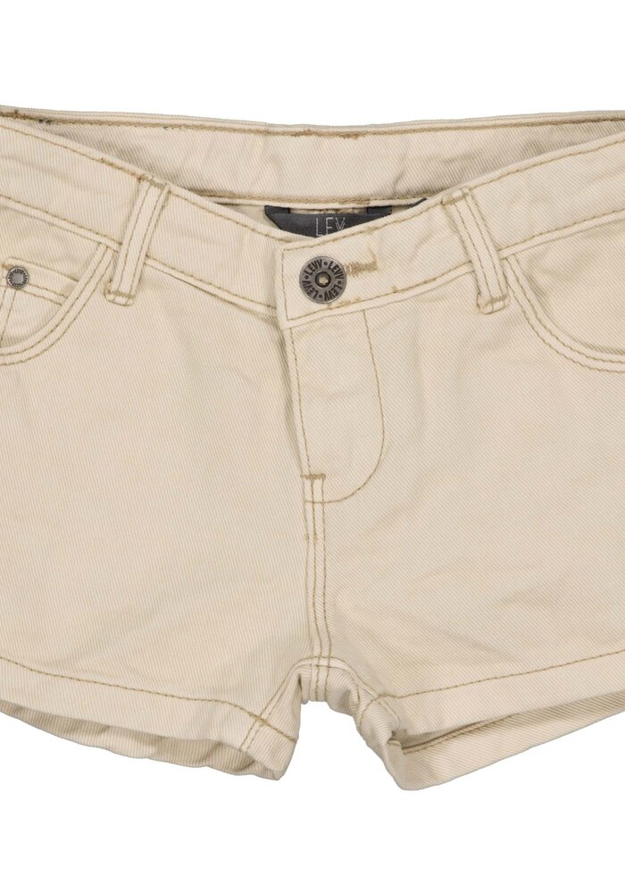 Levv MYKELS243 Jeans Short Ivory White