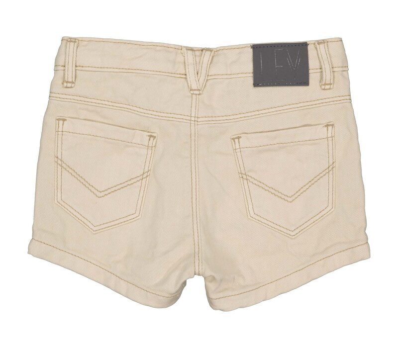 Levv MYKELS243 Jeans Short Ivory White