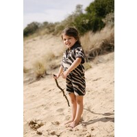 Levv MYRIELS242 Sweatshort AOP Grey Animal