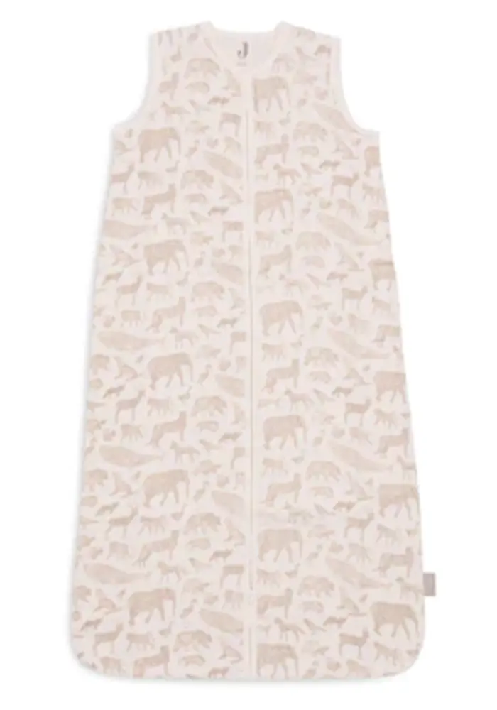Jollein Slaapzak `muslin Animals Nougat 70 CM