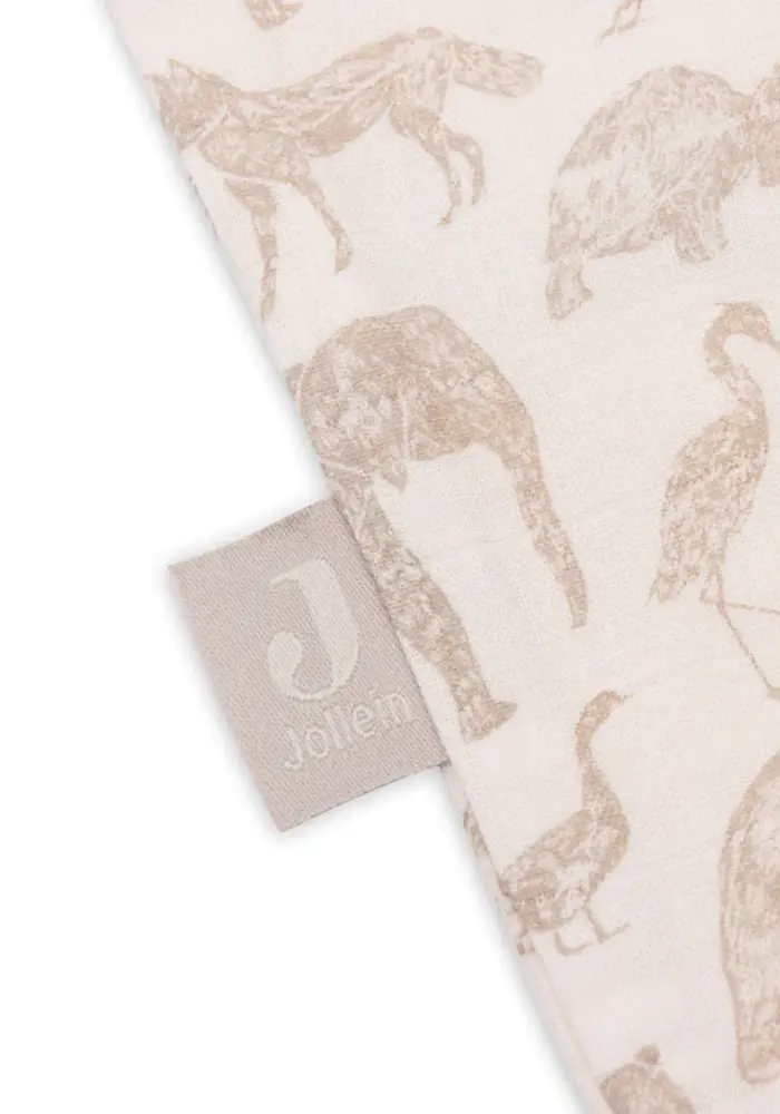 Jollein Slaapzak `muslin Animals Nougat 70 CM