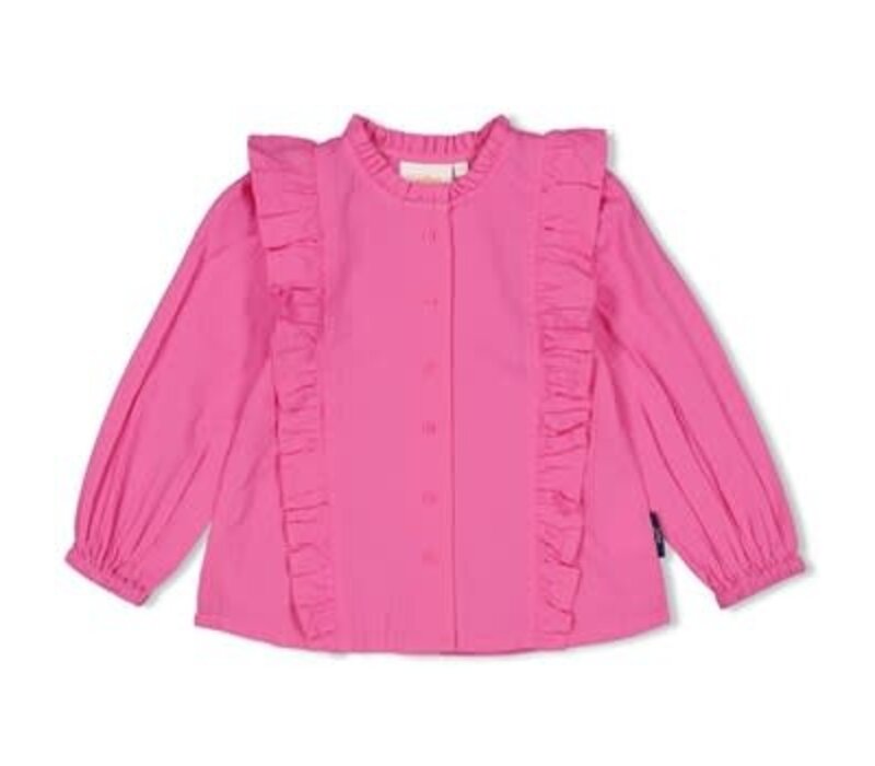 Jubel Blouse ruches - Dream About Summer Roze