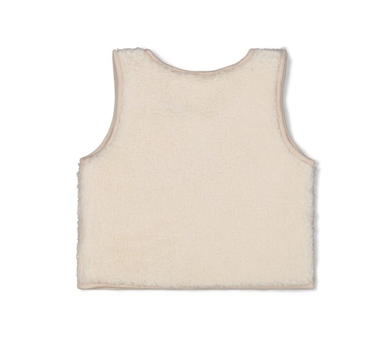 Jubel Gilet Teddy - Dream About Summer Offwhite