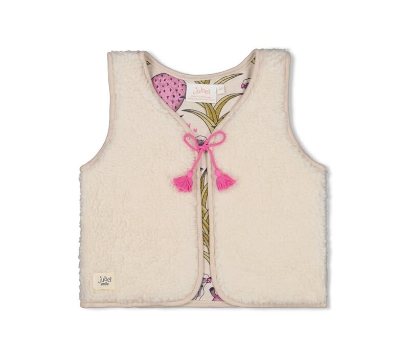 Jubel Gilet Teddy - Dream About Summer Offwhite
