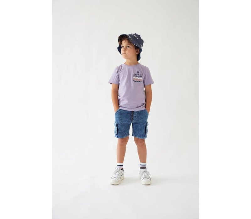 Sturdy Vissershoedje - The Getaway L.blauw denim