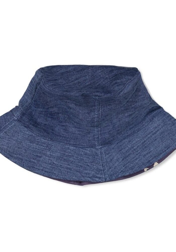 Sturdy Vissershoedje - The Getaway L.blauw denim