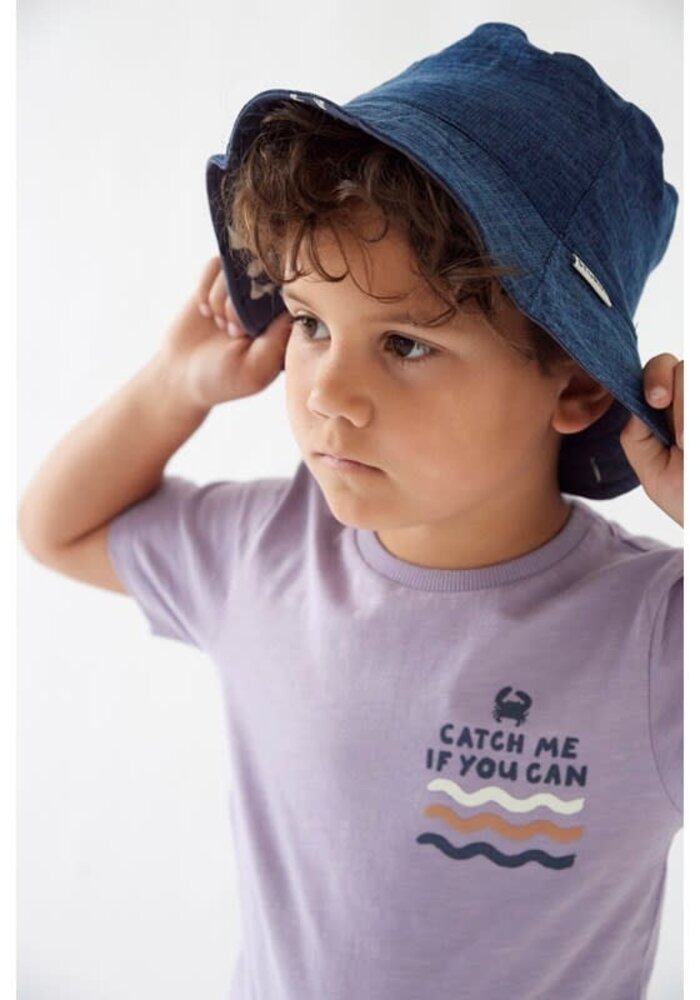 Sturdy Vissershoedje - The Getaway L.blauw denim