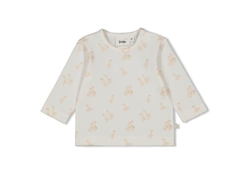 Feetje Feetje Longsleeve AOP - Little Duck Offwhite