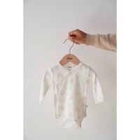 Feetje Wikkelromper AOP - Little Duck Offwhite