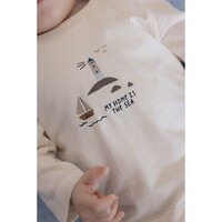 Feetje Longsleeve - Let's Sail Offwhite