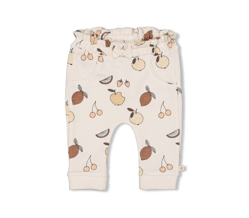 Feetje Broek AOP - Cutie Fruity Offwhite