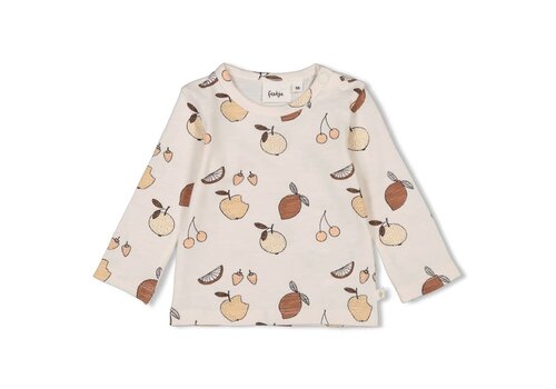 Feetje Feetje Longsleeve AOP - Cutie Fruity Offwhite