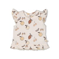 Feetje T-shirt AOP - Cutie Fruity Offwhite
