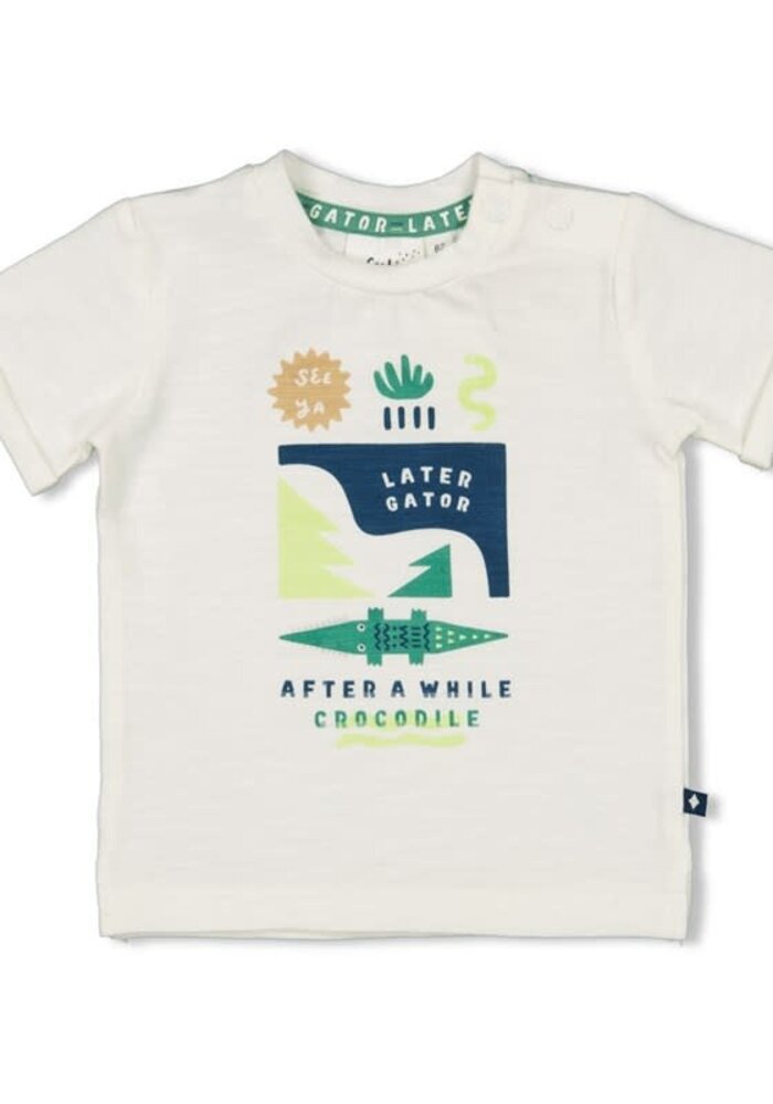Feetje T-shirt - Later Gator Offwhite