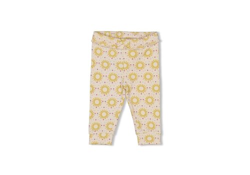 Feetje Feetje Broek AOP - Sunny Love Offwhite