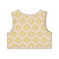 Feetje Gilet AOP - Sunny Love Offwhite