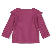 Feetje Longsleeve rib - Sunny Love Violet