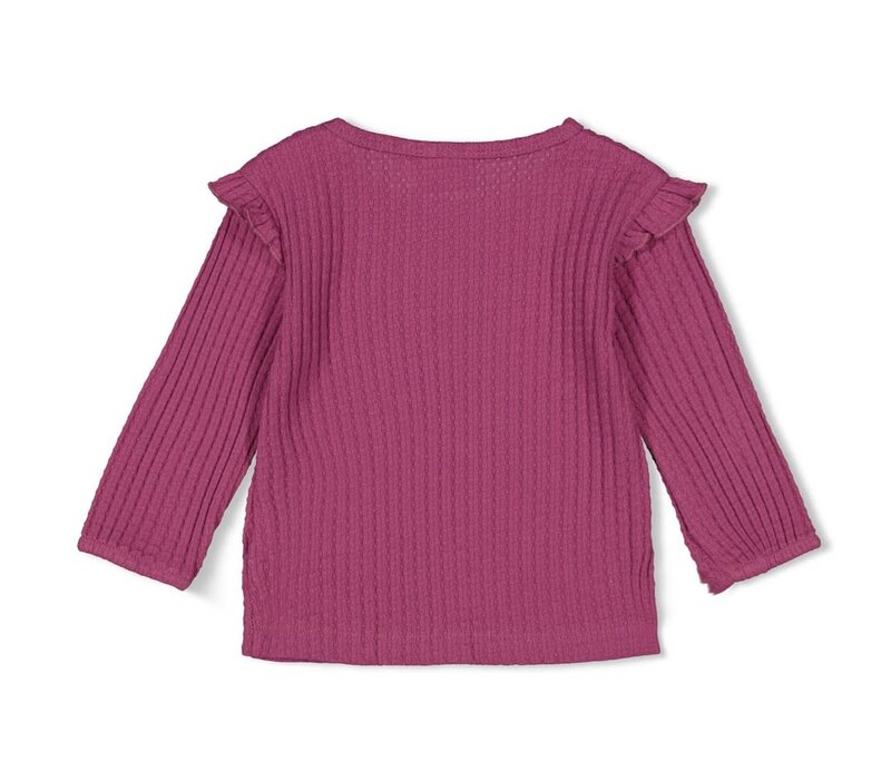 Feetje Longsleeve rib - Sunny Love Violet