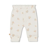 Feetje Broek AOP - Bloom With Love Offwhite