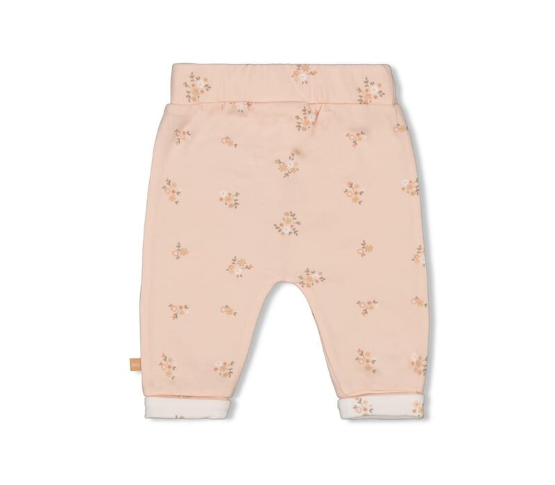 Feetje Broek AOP - Bloom With Love Roze