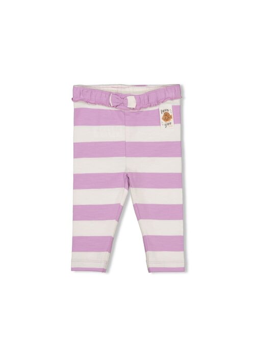 Feetje Feetje Legging streep - Splash Violet