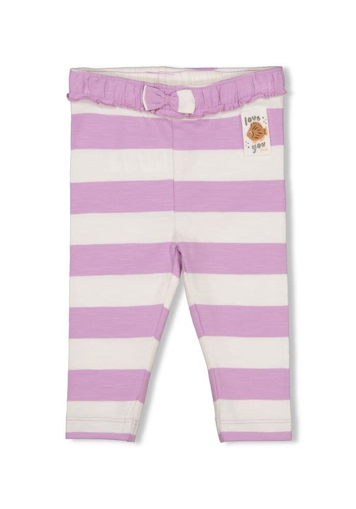 Feetje Legging streep - Splash Violet