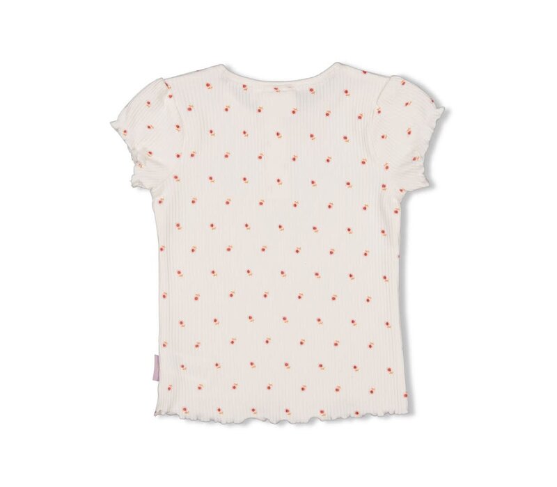 Jubel T-shirt AOP - Sunny Side Up Offwhite