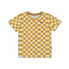 Sturdy Sturdy T-shirt AOP - Checkmate Geel
